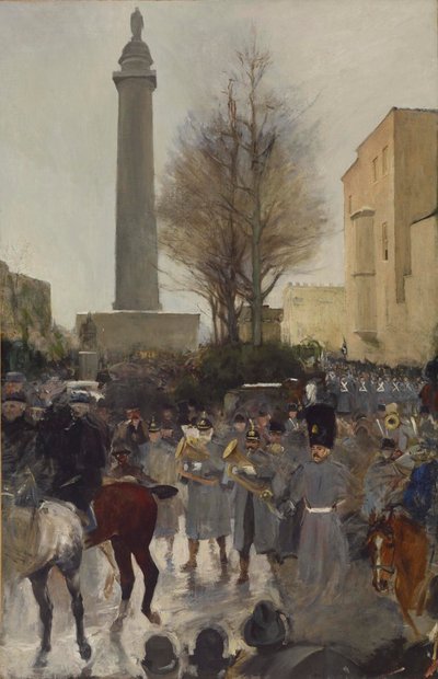 Quinto Regimiento en Mount Vernon Place, 1889-98 de James G. Harwood