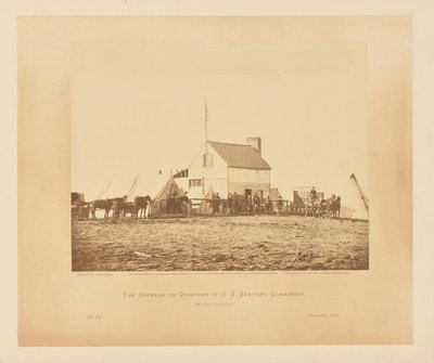 El Shebang, o Cuartel de la Comisión Sanitaria de EE.UU., Brandy Station de James Gardner