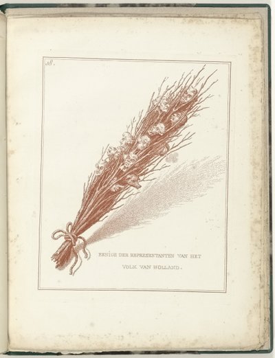 Azote de los Representantes Provisionales del Pueblo de Holanda, 1795 Algunos de los Representantes del Pueblo de Holanda (título sobre objeto) Hollandia Regenerata (título de la serie) de James Gillray (possibly)