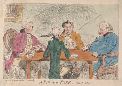 Un Cerdo en un Saco, Silencio, Silencio de James Gillray