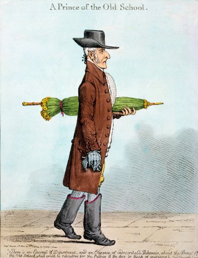 Un Príncipe de la Vieja Escuela, publicado por Hannah Humphrey en 1800 de James Gillray