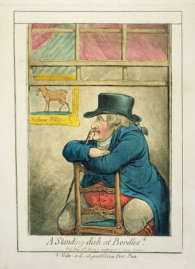 Un plato en Boodles, publicado por Hannah Humphrey, 1800 de James Gillray