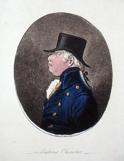 Un personaje ilustre de James Gillray
