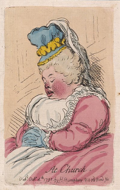 En la Iglesia de James Gillray
