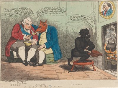 Bonus - Melior - Optimus, oder der Teufel ist der Beste der Gruppe de James Gillray