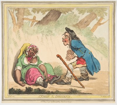 Cimón e Ifigenia, 2 de mayo de 1796 de James Gillray