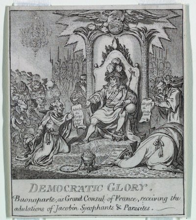 Democracia, o un boceto de James Gillray