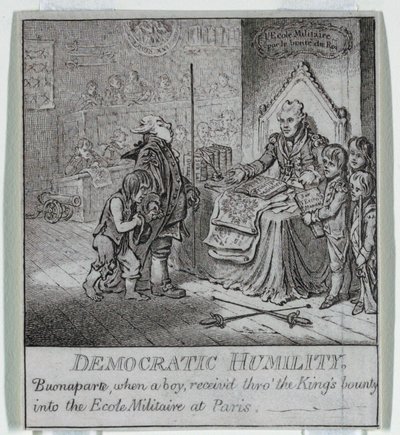 "Democracia, o un boceto de... de James Gillray
