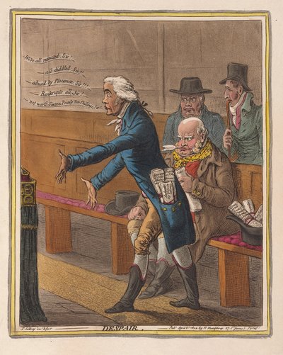 Desesperación de James Gillray