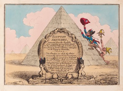 Bocetos egipcios de James Gillray