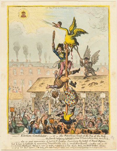 Candidatos a las elecciones de James Gillray