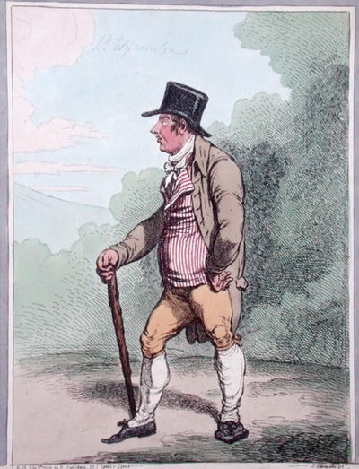 Elegancia democrática de James Gillray