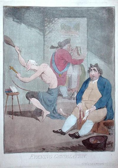Consuelo vespertino de James Gillray