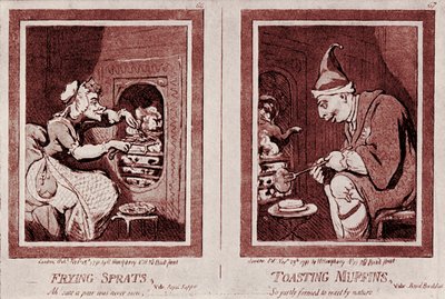 Farmer George y su esposa: caricatura de Jorge III de James Gillray
