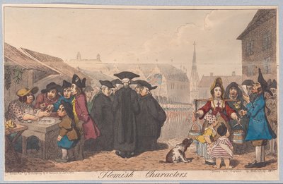 Personajes Flamencos de James Gillray