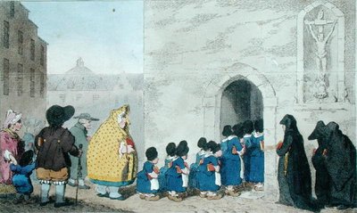 Personajes flamencos de James Gillray