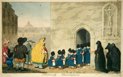 Personajes Flamencos de James Gillray