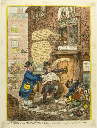 Amigo del Pueblo de James Gillray