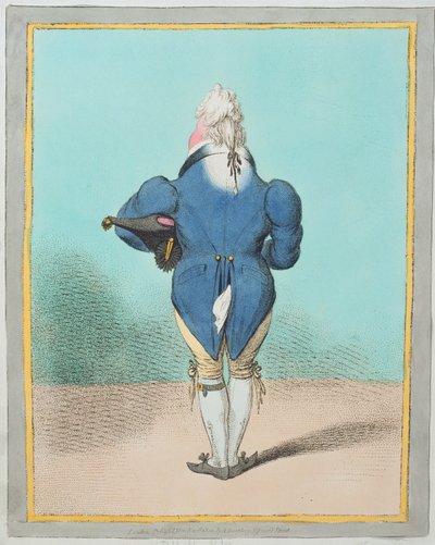 S.A.R. el Príncipe de Gales (1762-1830) de James Gillray