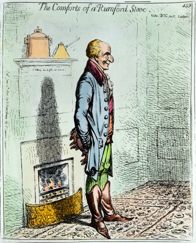 El confort de las estufas Rumford de James Gillray