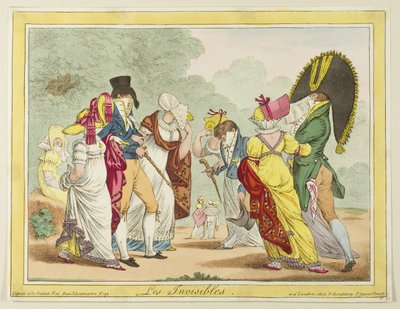 Los Invisibles de James Gillray