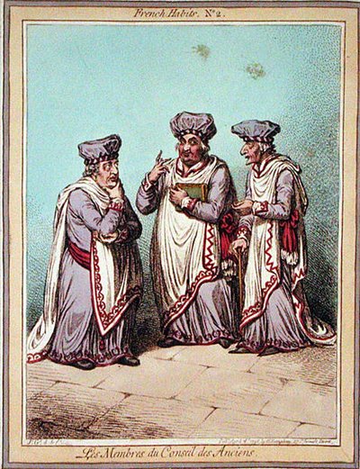 Los miembros del Consejo de los Ancianos, lámina 2 de 