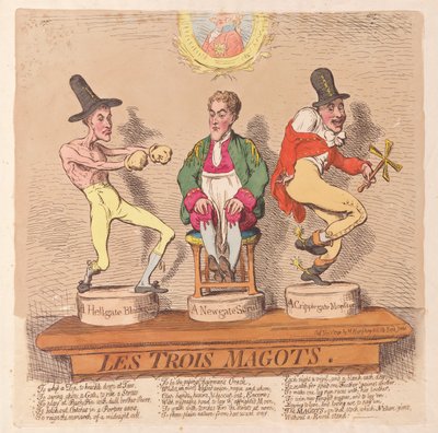 Les Trois Magots de James Gillray