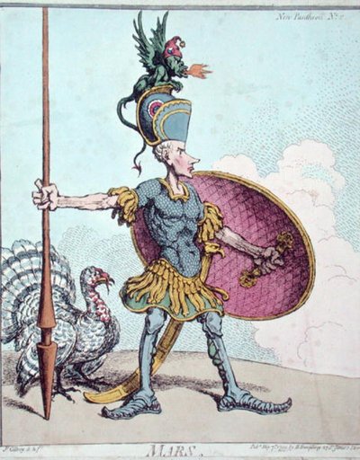 Marte de James Gillray