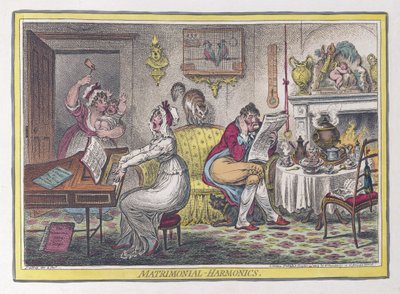 Armonías Matrimoniales de James Gillray