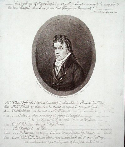Sr. Thomas Ogle de James Gillray