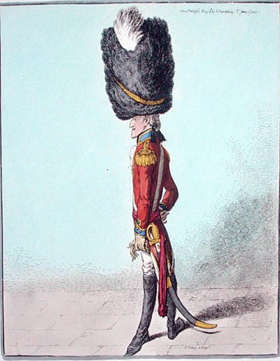 Retrato de un Oficial de James Gillray