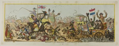 Contabilización de las elecciones de James Gillray