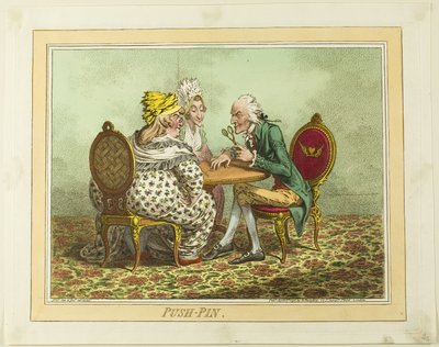 Push-Pin de James Gillray