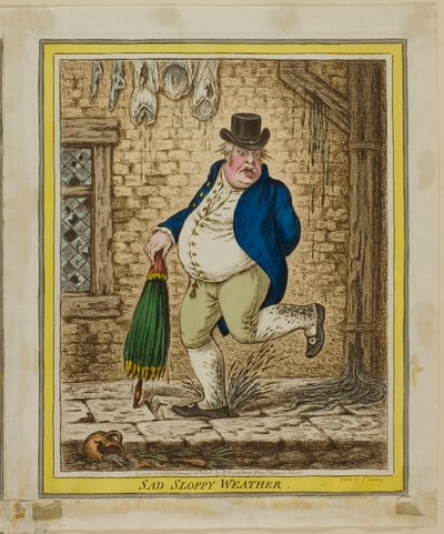 Clima triste y descuidado de James Gillray