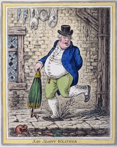 Clima triste y descuidado de James Gillray