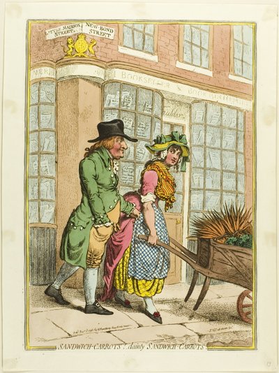 ¡Sándwich de zanahorias! ¡Sándwich de zanahorias! de James Gillray