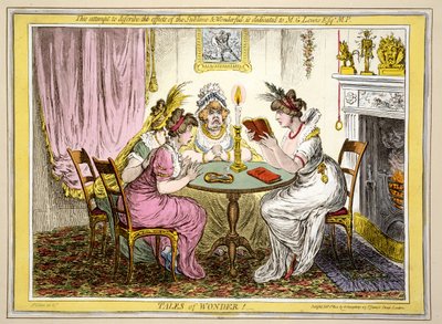 Cuentos de Maravilla, pub. H. Humphrey, Londres, 1802 de James Gillray