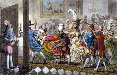 la noche nupcial de James Gillray
