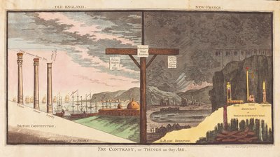 El contraste o las cosas como son de James Gillray