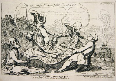 Las divisiones holandesas de James Gillray