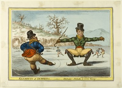 Los elementos del patinaje: La actitud lo es todo de James Gillray