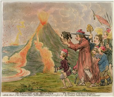 La erupción de la montaña, o Los horrores de la 