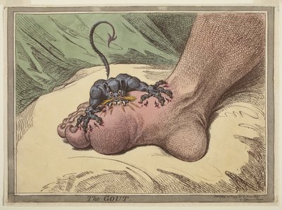 La gota de James Gillray