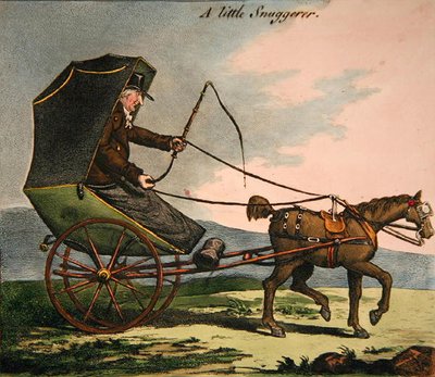 El pequeño acurrucador de James Gillray