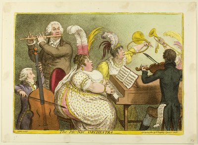 Orquesta Pic-Nic de James Gillray