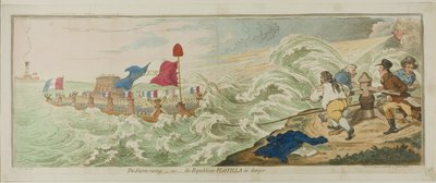 Se levanta la tormenta de James Gillray