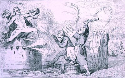 La guerra teatral de James Gillray