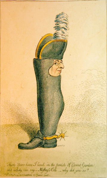Treinta años he vivido en la parroquia de Covent Garden de James Gillray
