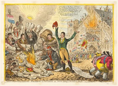 Verdadera reforma del Parlamento de James Gillray