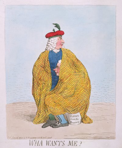 ¿Quién me quiere? publicado por Hannah Humphrey en 1792 de James Gillray